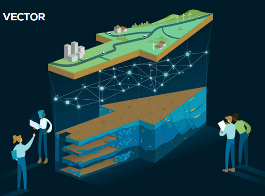 graphic displaying layers of earth and people